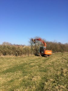 Excavator flail K W Timmins Lincolnshire